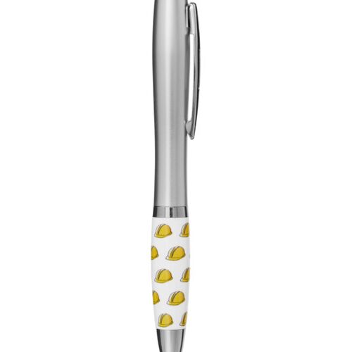 Safety Awareness Construction Hard Hat Ballpoint Pen Thumbnail