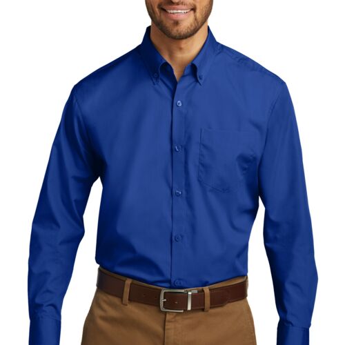 Long Sleeve Carefree Poplin Shirt Thumbnail