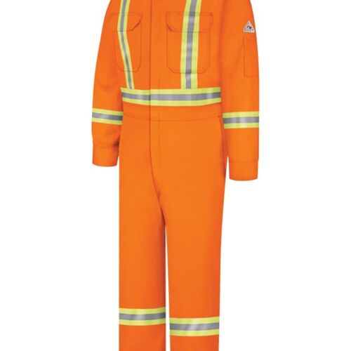 Men's Premium Coverall with CSA Compliant Reflective Trim - EXCEL FR® ComforTouch®. Thumbnail